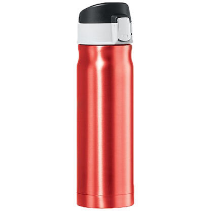 Zoom to enlarge the Oggi Caliber Vacuum Insulated Double Wall Travel Flask  Red