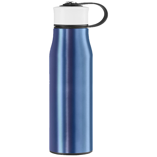 Zoom to enlarge the Oggi Loop Vacuum Insulated Double Wall Bottle With Lid Slate Grey