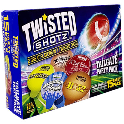 Zoom to enlarge the Twisted Shotz Tailgate Party Pack • 15 Pack
