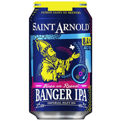 Zoom to enlarge the Saint Arnold Banger Imperial Hazy IPA • Cans