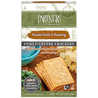 Zoom to enlarge the Partners Hors D’oeuvre Crackers • Roasted Garlic & Rosemary