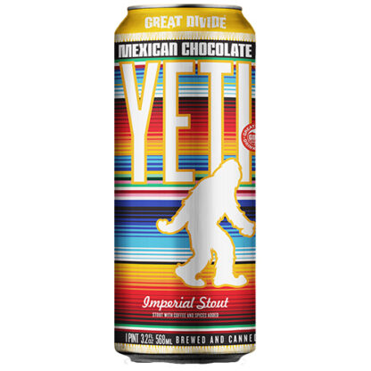 Zoom to enlarge the Great Divide Mexican Chocolate Yeti • 19.2oz Can