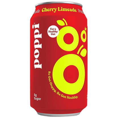 Zoom to enlarge the Poppi Prebiotic Soda • Cherry Limeade 4 Pack