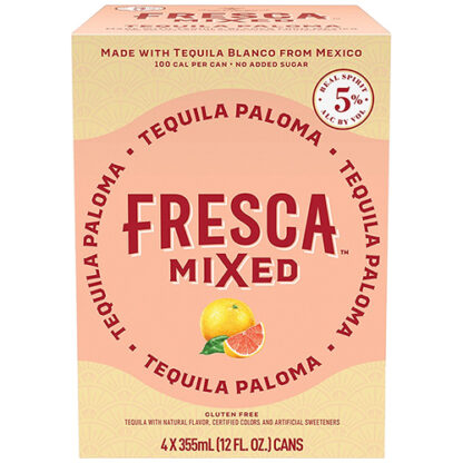 Zoom to enlarge the Fresca Mixed • Tequila Paloma 4pk-12oz