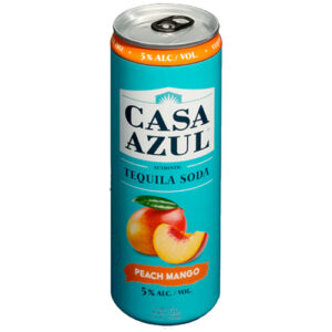Casa Azul Tequila Soda • Peach Mango 4pk-12oz