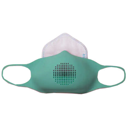 Zoom to enlarge the Gir Face Mask Kit • Aqua Silicone with 5 Filters