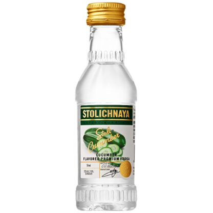 Zoom to enlarge the Stolichnaya Vodka • Cucumber 50ml (Each)