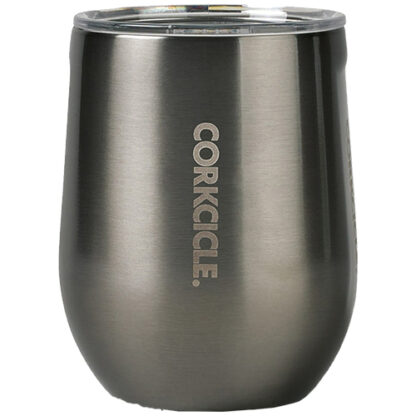 Zoom to enlarge the Corkcicle • Stemless With Lid • Gunmetal 12 oz