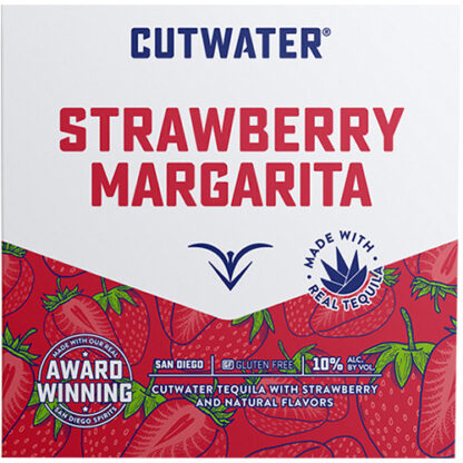 Zoom to enlarge the Cutwater Cocktails • Strawberry Margarita 4pk-12oz