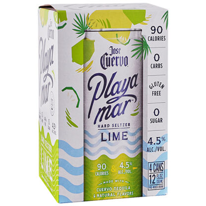 Zoom to enlarge the Cuervo • Playa Mar Hard Seltzer Lime 4pk-12oz