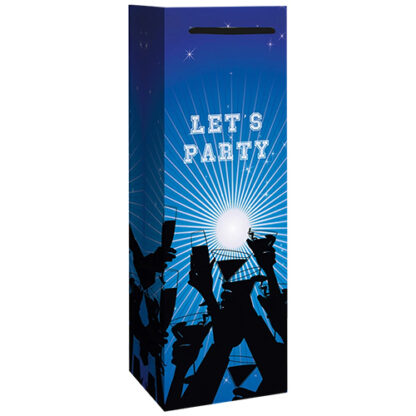 Zoom to enlarge the Bella Vita Bottle Bag • Lets Party Raised Glasses