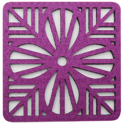 Zoom to enlarge the Coaster Set • Purple Zen Felt