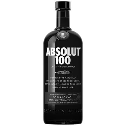 Zoom to enlarge the Absolut Vodka • 100 Proof (Black Bottle)