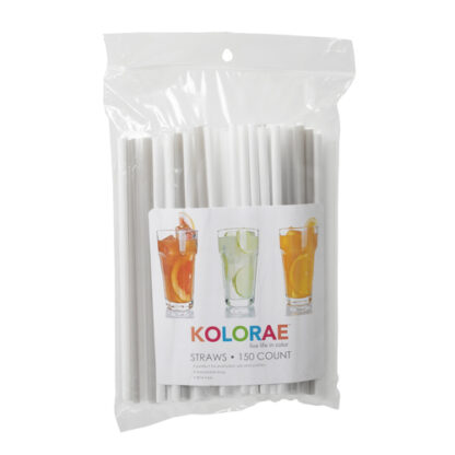 Zoom to enlarge the Kolorae Straws • Plastic Neutral Colors 150 Ct