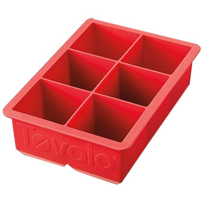 Zoom to enlarge the Tovolo • King Cube Ice Tray • Apple Red