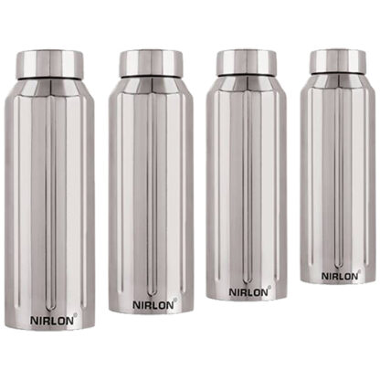 Zoom to enlarge the Silver One Ss Flask Set • 4pc Assorted