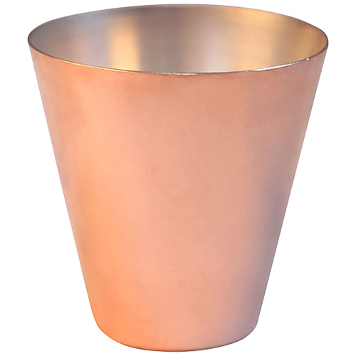 Zoom to enlarge the Silver One Shot Glass &bull; Diamond Copper 4pk 2oz
