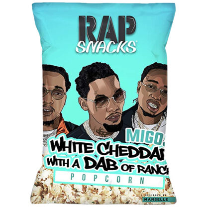 Zoom to enlarge the Rap Migos White Cheddar Ranch Popcorn Snack Chips