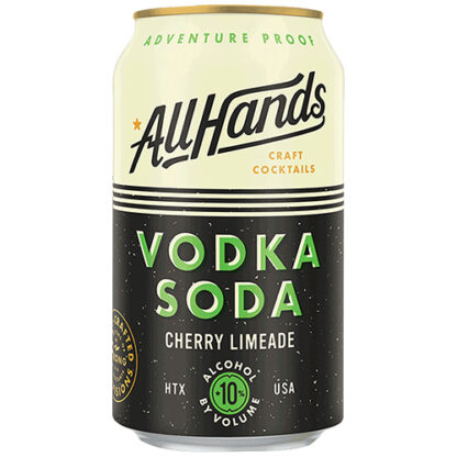 Zoom to enlarge the All Hands Vodka + Soda • Cherry Limeade 4pk-12oz