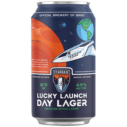 Zoom to enlarge the Starbase Brewing Lucky Launch Day Lager • 6pk Can