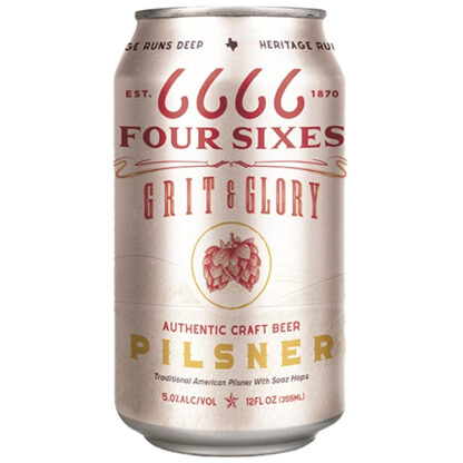 Zoom to enlarge the Four Sixes Pilsner • 6pk Can