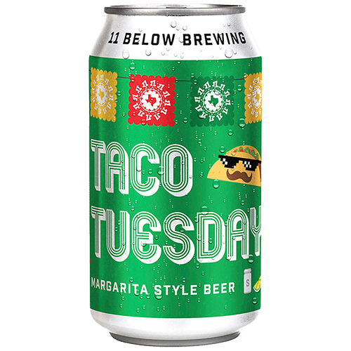 Zoom to enlarge the 11 Below Taco Tuesday Margarita Beer &bull; Cans