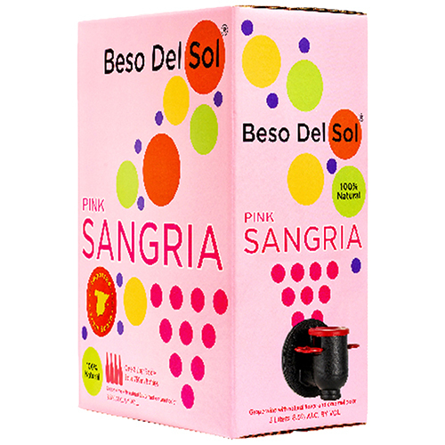 Zoom to enlarge the Beso Del Sol Pink Sangria Spain Box