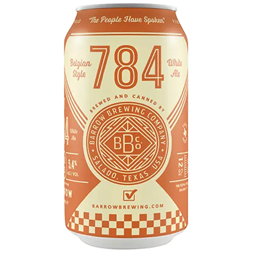 Zoom to enlarge the Barrow Brewing 784 White Ale &bull; Cans