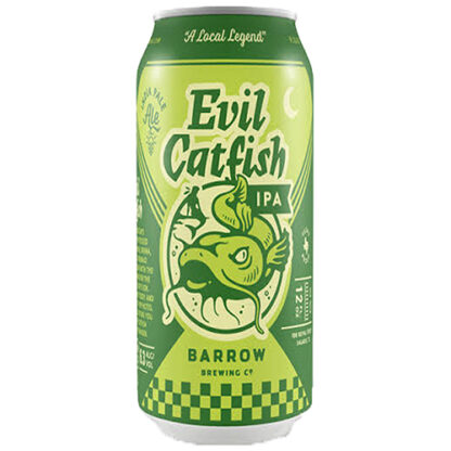 Zoom to enlarge the Barrow Brewing Evil Catfish IPA • Cans