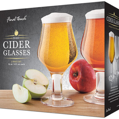 Zoom to enlarge the Final Touch • Hard Cider Glasses 16 oz