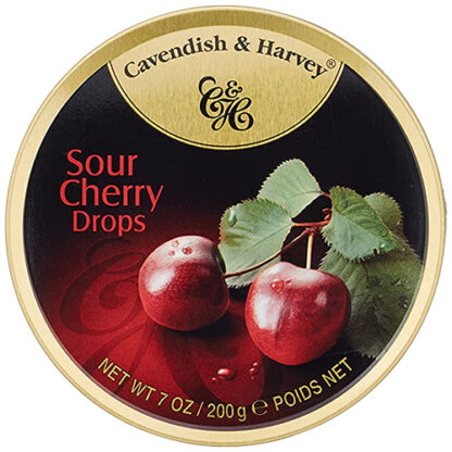 Zoom to enlarge the Cavendish Candy Fruit Drops Tin • Cherry