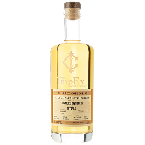 Zoom to enlarge the Impex Collection &bull; Tormore 2010 11yr Ex-bourbon Barrel