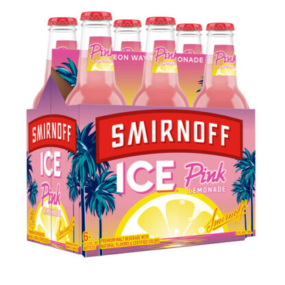 Zoom to enlarge the Smirnoff Ice Pink Lemonade • 6pk Bottle