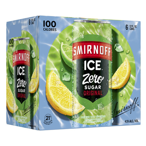 Zoom to enlarge the Smirnoff Ice Zero Sugar &bull; 6pk Bottle / Can