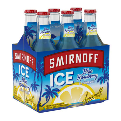 Zoom to enlarge the Smirnoff Ice Blue Raspberry • 6pk Bottle