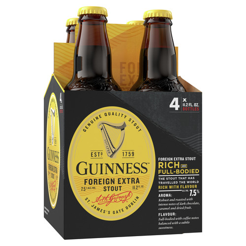 Guinness Foreign Extra 7.5% Alc/ Vol 34 ml w/o empties - Cassandra