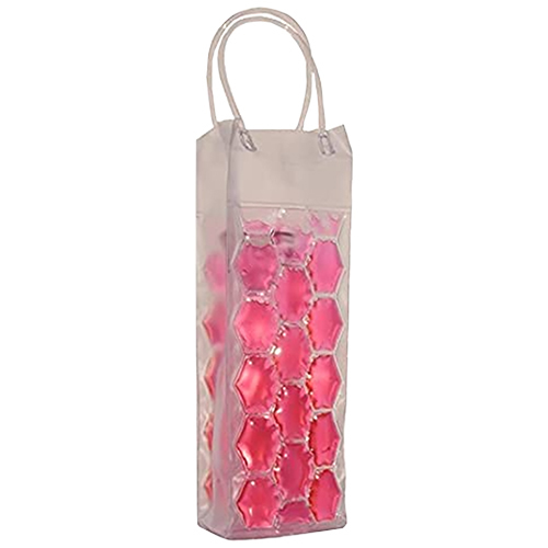 Zoom to enlarge the Cool Sack &bull; Chiller Bottle Bag Pink with Handle