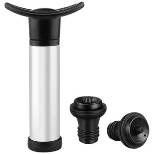 Bottle Stopper • Vacuum Pump 2 Stoppers Stripe