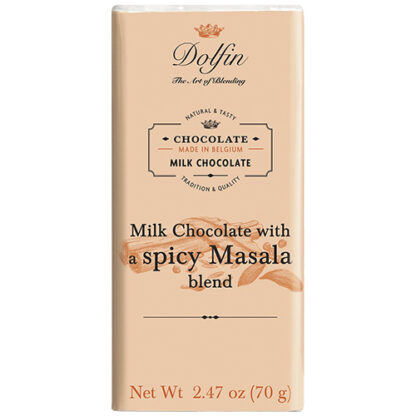 Zoom to enlarge the Dolfin Chocolate Bar • Milk with  Masala Chai