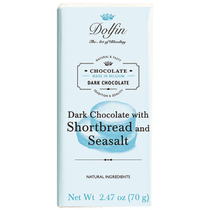 Zoom to enlarge the Dolfin Chocolate Bar • Dark with  Shortbread & Sea Salt