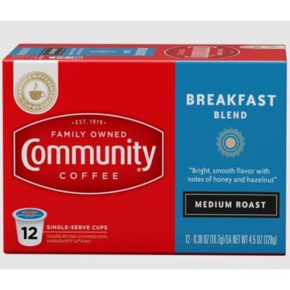 Zoom to enlarge the Community Coffee Single Serve • Breakfast Blend