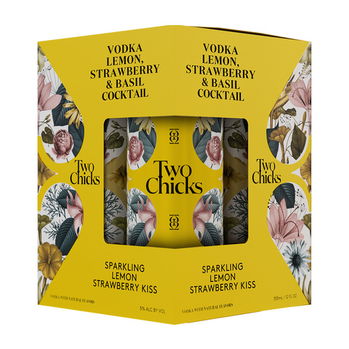 Zoom to enlarge the Two Chicks Cocktails • Lemon Strawberry Kiss 4pk