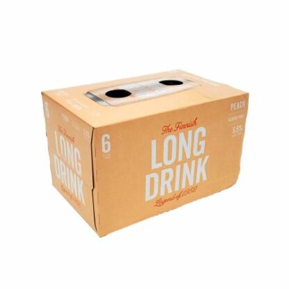 Zoom to enlarge the Long Drink Cocktail • Peach 6pk-355ml