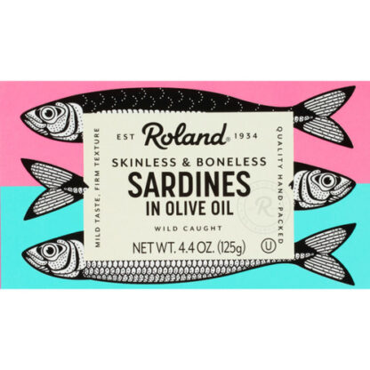 Zoom to enlarge the Roland Sardines • Skinless & Boneless Olive Oil