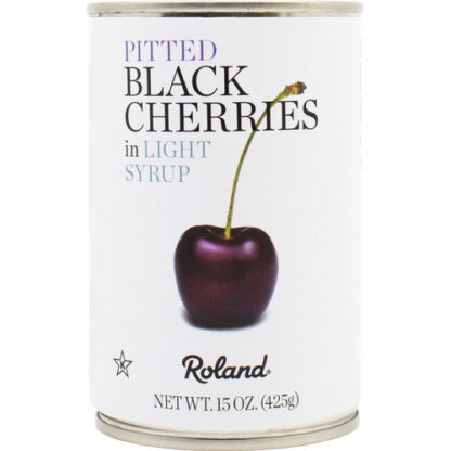 Zoom to enlarge the Roland Pitted Cherries • Black In Light Syrup