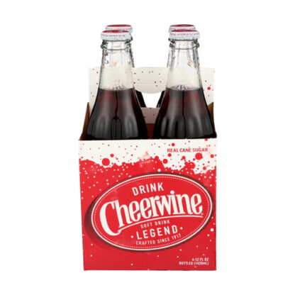 Zoom to enlarge the Cheerwine Soda • 4 Pack 12 oz Glass