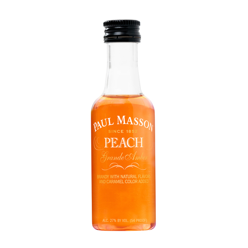 Zoom to enlarge the Paul Masson Grande Amber Peach Brandy