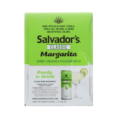 Zoom to enlarge the Salvador’s Cocktails • Margarita 4pk-12oz