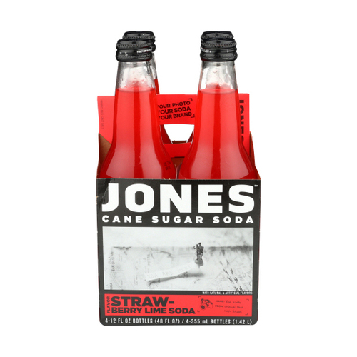 Zoom to enlarge the Jones Soda 4 Pack &bull; Strawberry Lime