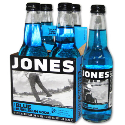 Zoom to enlarge the Jones Soda 4 Pack • Blue Bubblegum